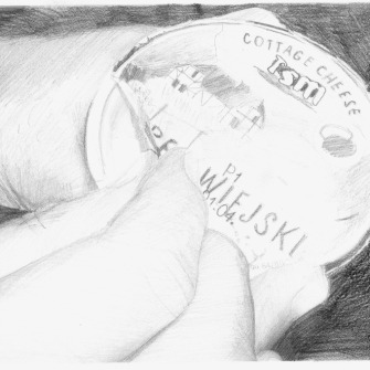 Cycle ,,Dinner’, drawing, 21_15 cm